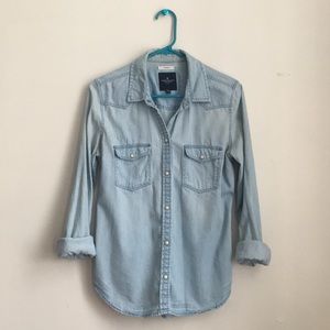 Distressed Button Down